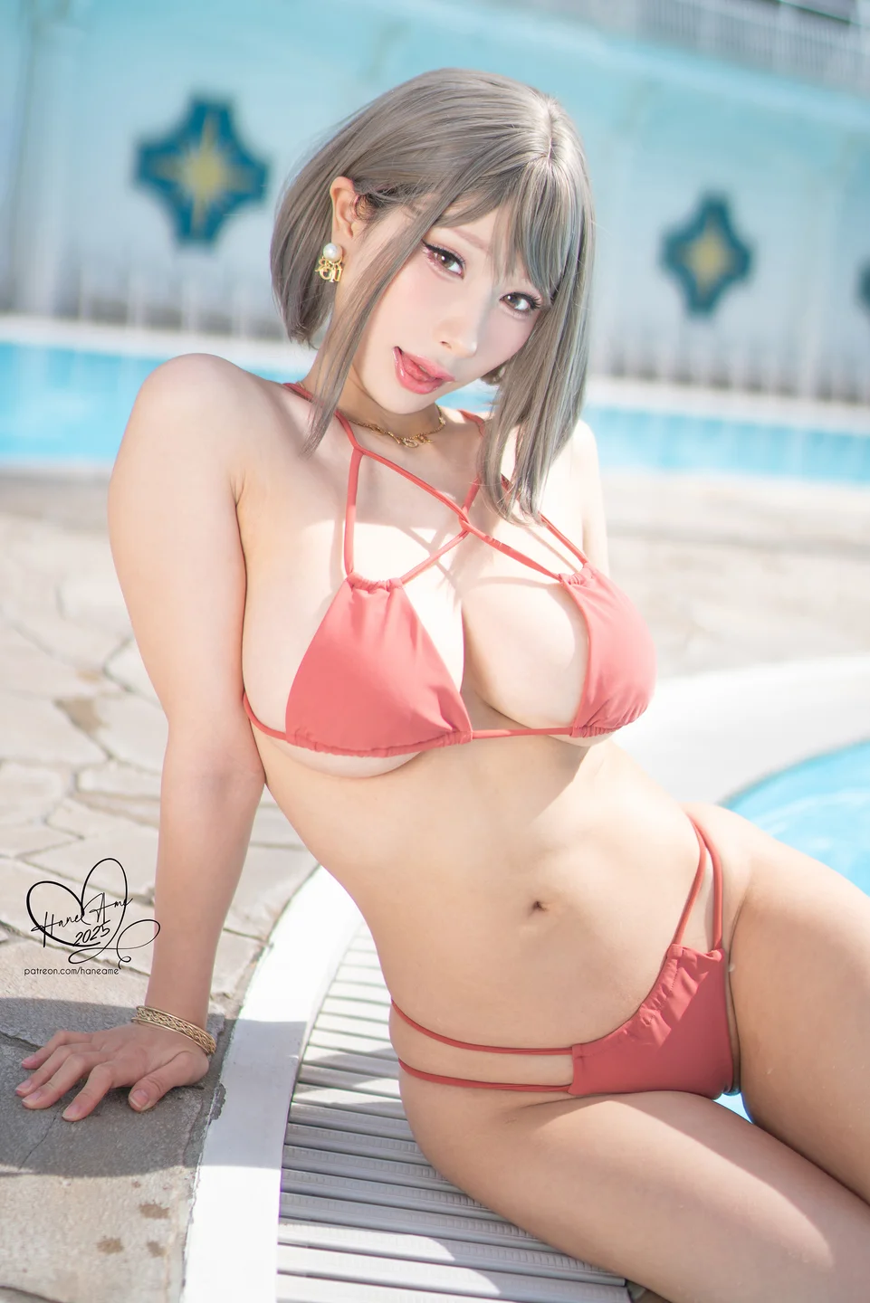 雨波_HaneAme_Original_Tangerine_Heat_swimsuit_橘爆夏日！泳裝_55P,7V_1_4GB 1 (3).webp